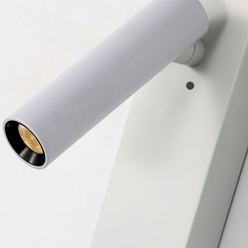 Square Shape Metal Wall Light Modern Style 2 Lights Wall Mount Light