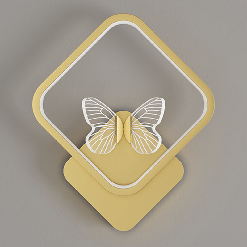 Metallgeometrische Form Wandmontage Beleuchtung moderner Stil 3-Lights Wandmontageleuchte