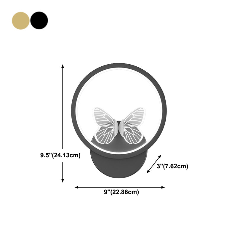 Metallgeometrische Form Wandmontage Beleuchtung moderner Stil 3-Lights Wandmontageleuchte