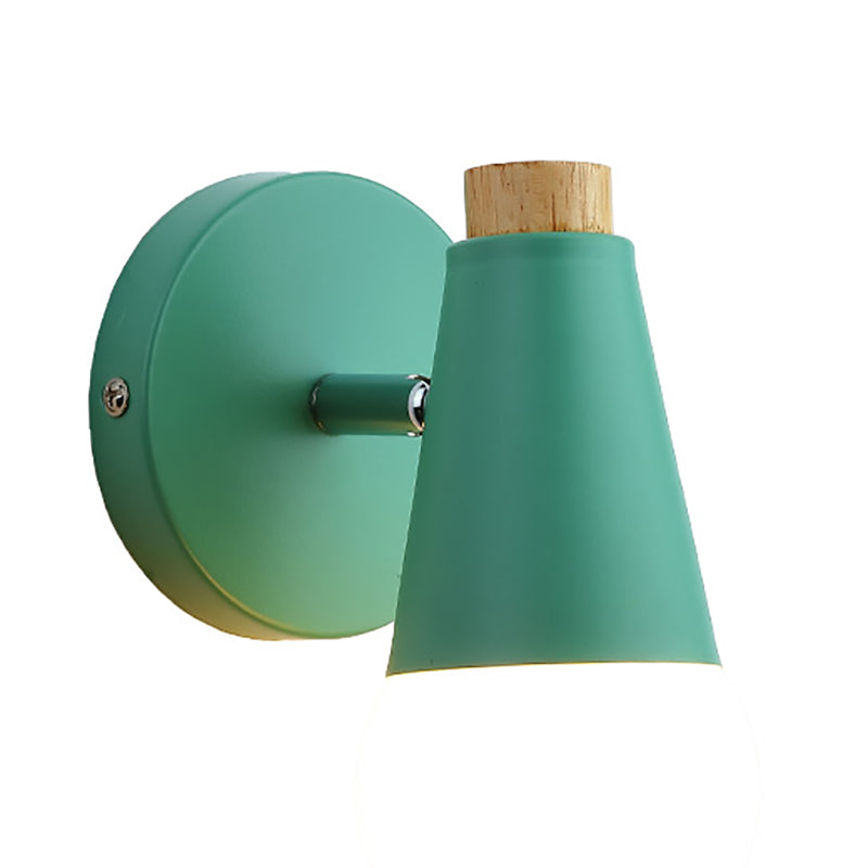 Modern Style Unique Shape Wall Sconce Metal 1 Light Wall Light for Bedroom