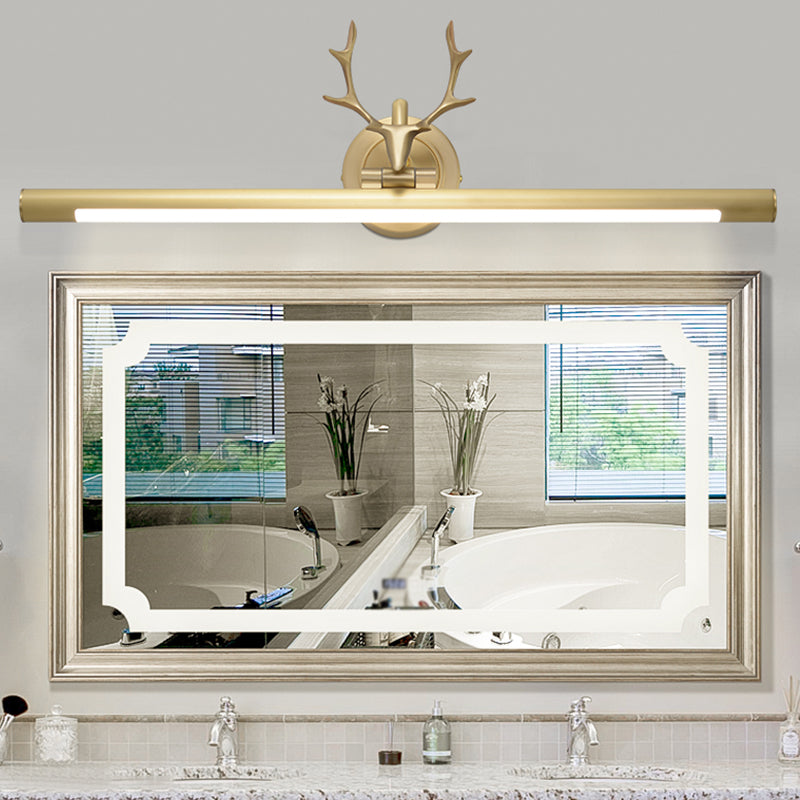 Accesorio de iluminación de pared lineal lámpara de montaje de pared LED simple para baño