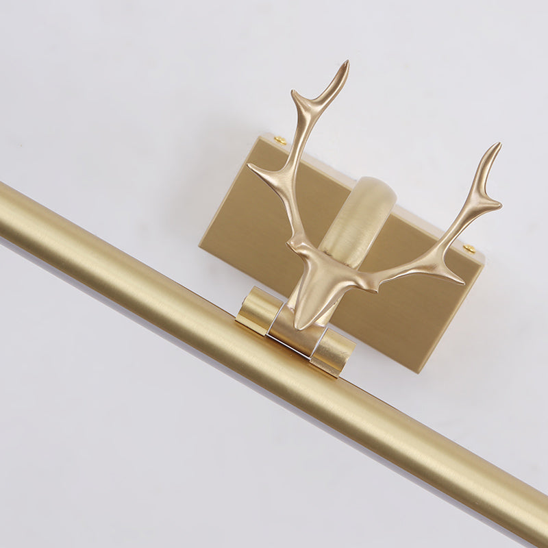 Miroir à LED de vanité moderne Miroir Light Front avec une teinte acrylique pour la salle de bain