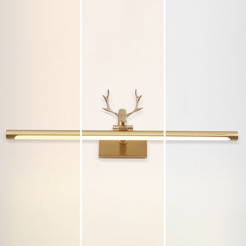 Luce anteriore a Led Light MODERS ANTLER LIGHT LIDE con tonalità acrilica per il bagno