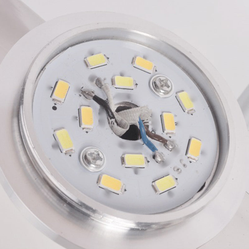 Syffaire d'éclairage mural carrés métalliques