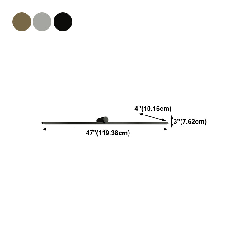 Metal Linear Wall Lighting Fixture Modern LED Wall Mount Light Fixture