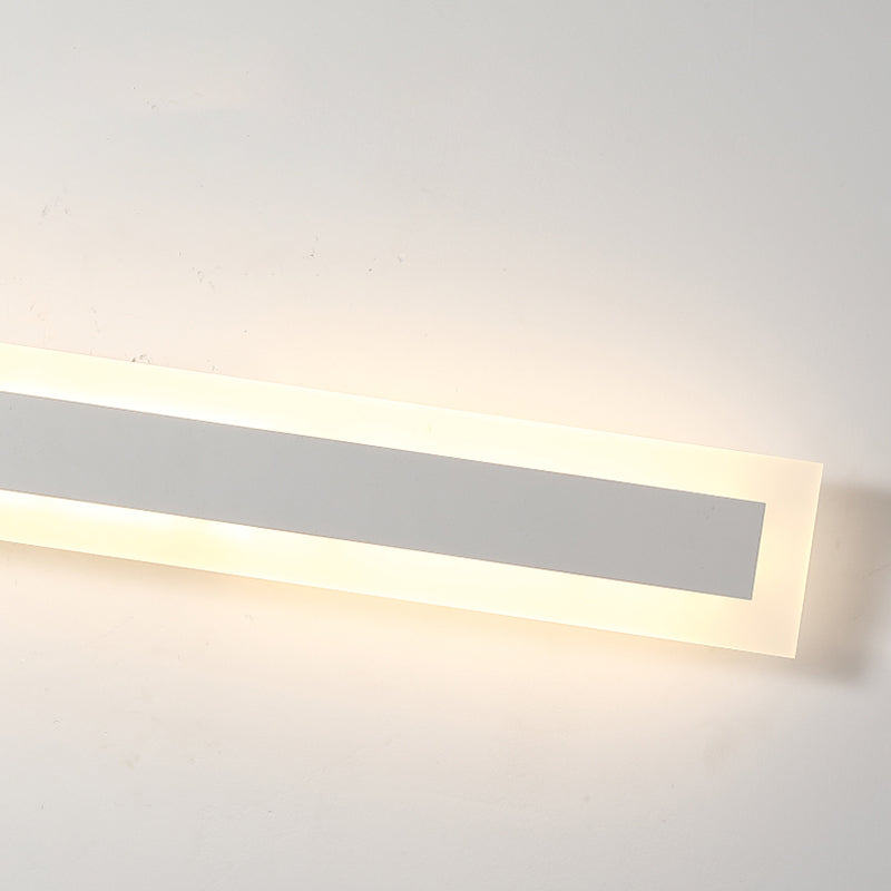 Iluminación de apliques de pared de madera Luz de montaje de pared LED simple para baño