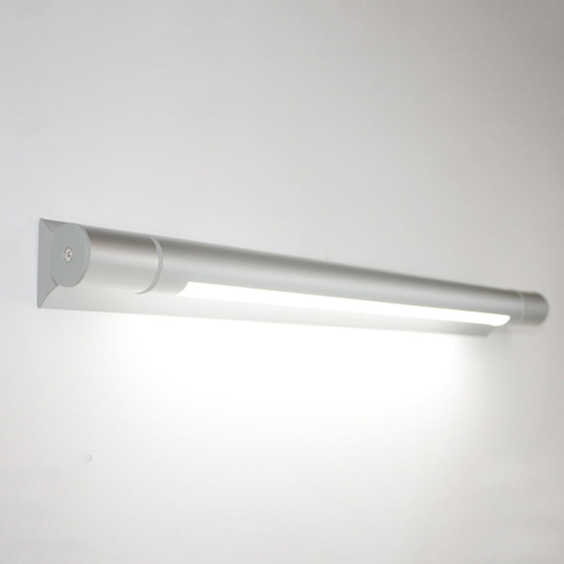 MODERNO SPROGNO SILVER SPECCHIO LUCE LED VAITY LEDITÀ LA VANITÀ con tonalità di plastica per il bagno