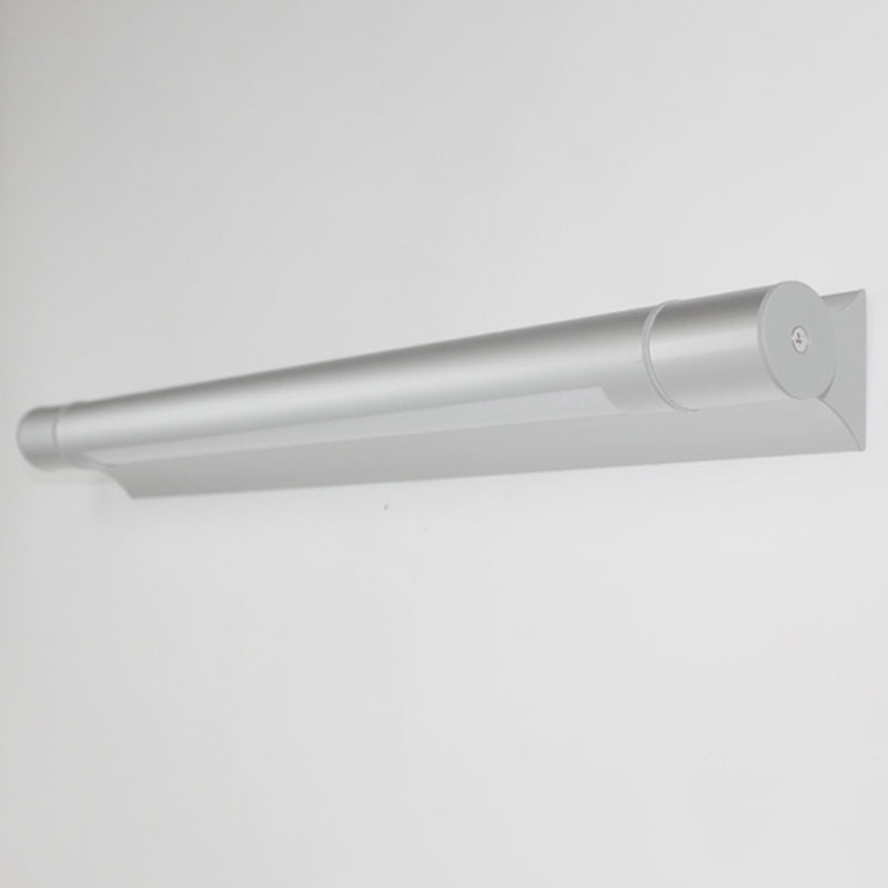 MODERNO SPROGNO SILVER SPECCHIO LUCE LED VAITY LEDITÀ LA VANITÀ con tonalità di plastica per il bagno