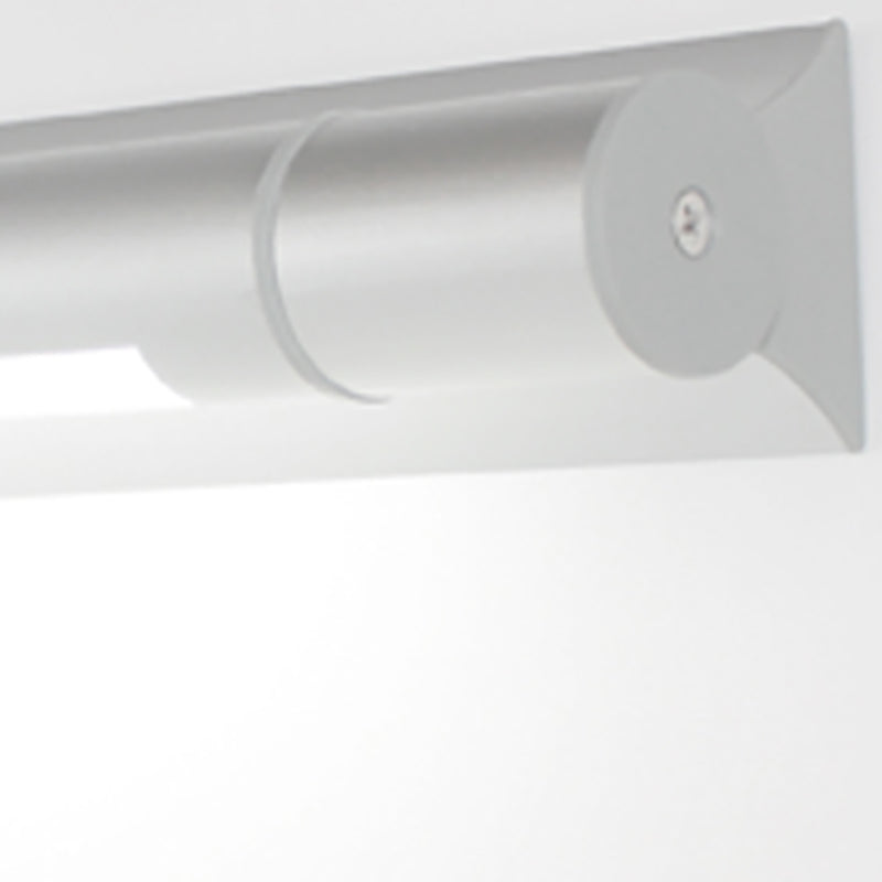 MODERNO SPROGNO SILVER SPECCHIO LUCE LED VAITY LEDITÀ LA VANITÀ con tonalità di plastica per il bagno