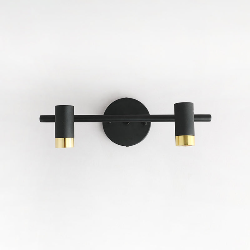 Cylinder Shape Modern Style Vanity Lights Metal LED Mirror Lights for Bathroom