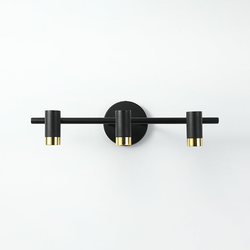 Cylinder Shape Modern Style Vanity Lights Metal LED Mirror Lights for Bathroom