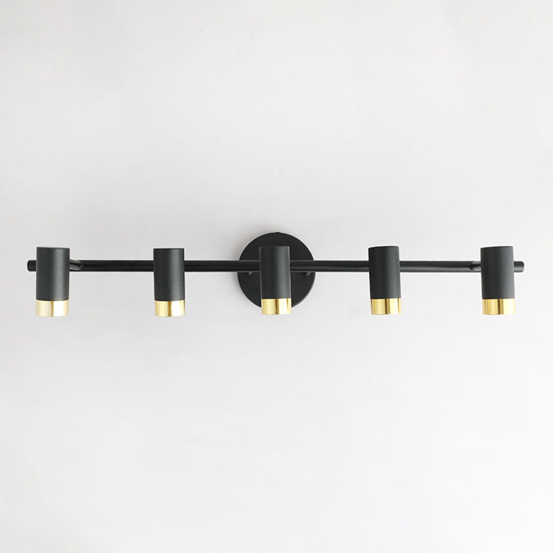 Cylinder Shape Modern Style Vanity Lights Metal LED Mirror Lights for Bathroom