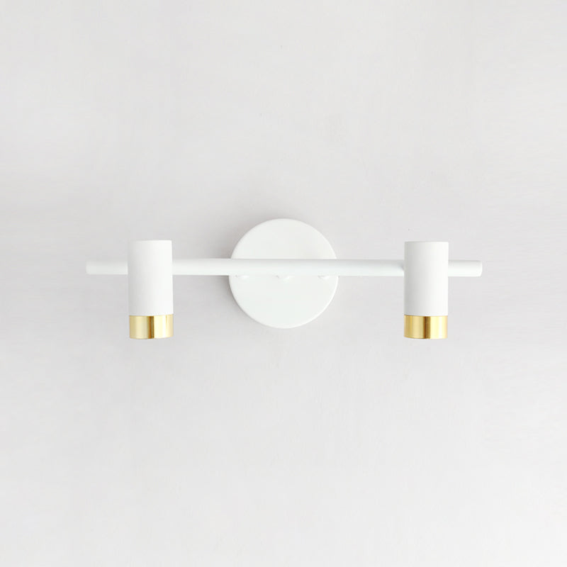 Cylinder Shape Modern Style Vanity Lights Metal LED Mirror Lights for Bathroom