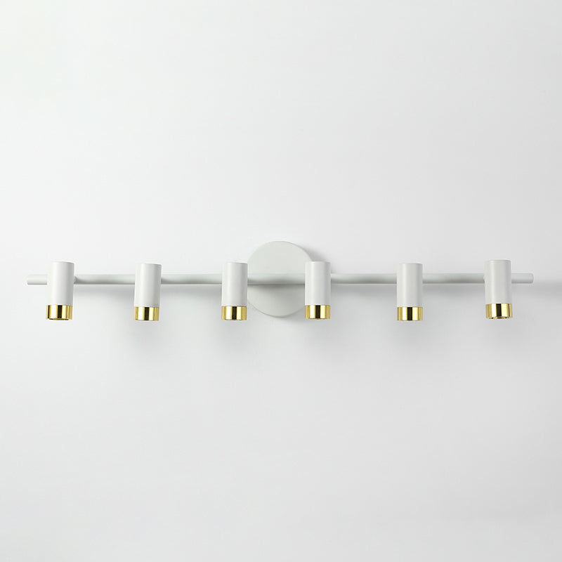 Cylinder Shape Modern Style Vanity Lights Metal LED Mirror Lights for Bathroom