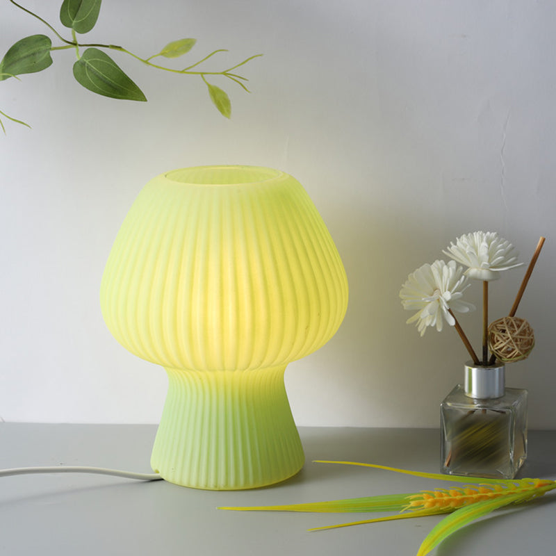 Éclairage de bureau de style moderne Lampe de bureau à teinte en verre coloré pour chambre à coucher