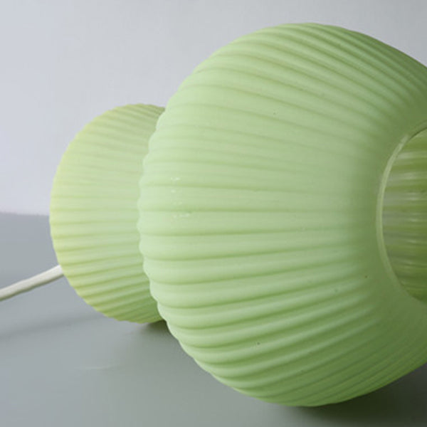 Éclairage de bureau de style moderne Lampe de bureau à teinte en verre coloré pour chambre à coucher