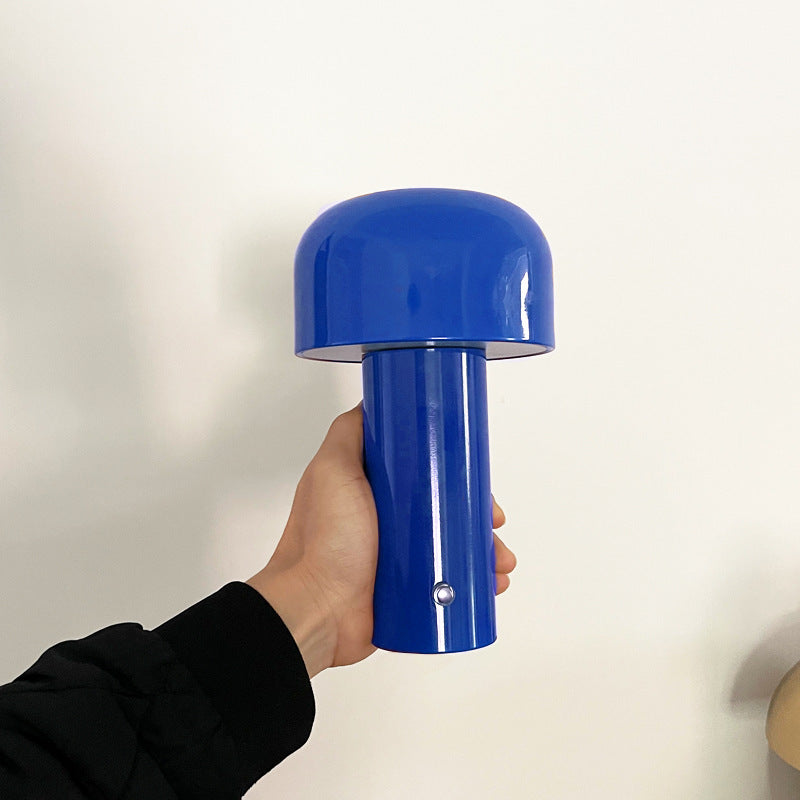 Lampes de table de nuit de tambour moderne en métal 1 lumière de table légère