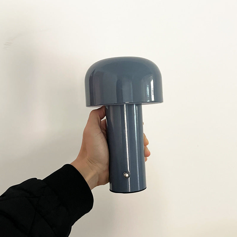 Lampes de table de nuit de tambour moderne en métal 1 lumière de table légère