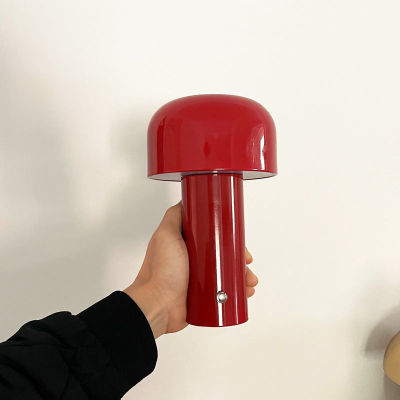 Lampes de table de nuit de tambour moderne en métal 1 lumière de table légère