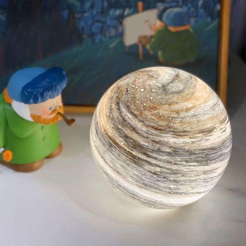 Lampe de table de style moderne 1 lumière de bureau simple avec une teinte en verre pour le salon