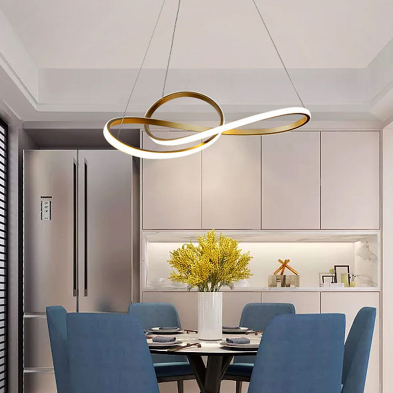 Lampadella a spirale Lightier Light Modern Metal 1 Light Lightier Aiughting