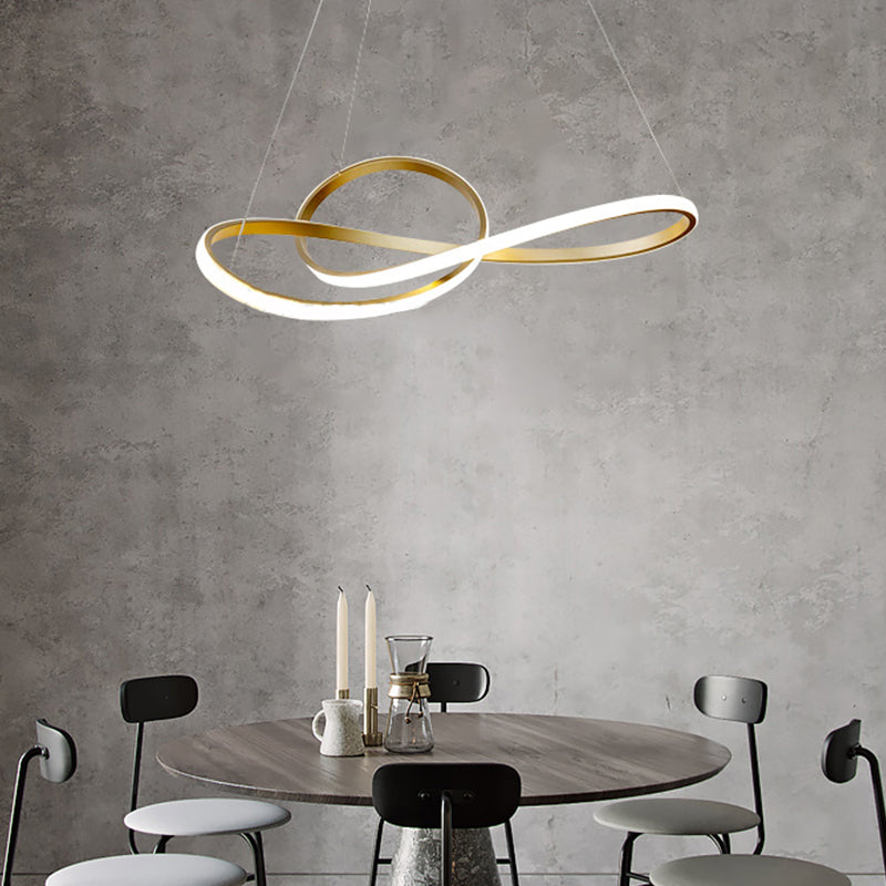 Lampadella a spirale Lightier Light Modern Metal 1 Light Lightier Aiughting
