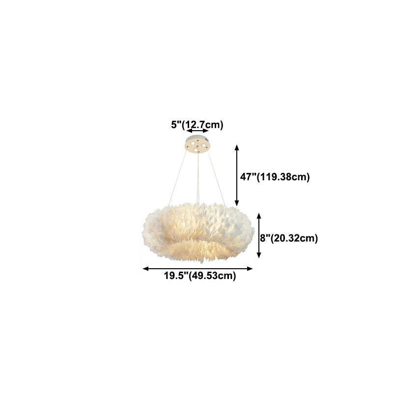 Opgehangen verlichtingsarmatuur moderne stijl LED hanglichtkit voor slaapkamer