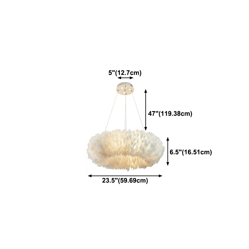 Opgehangen verlichtingsarmatuur moderne stijl LED hanglichtkit voor slaapkamer