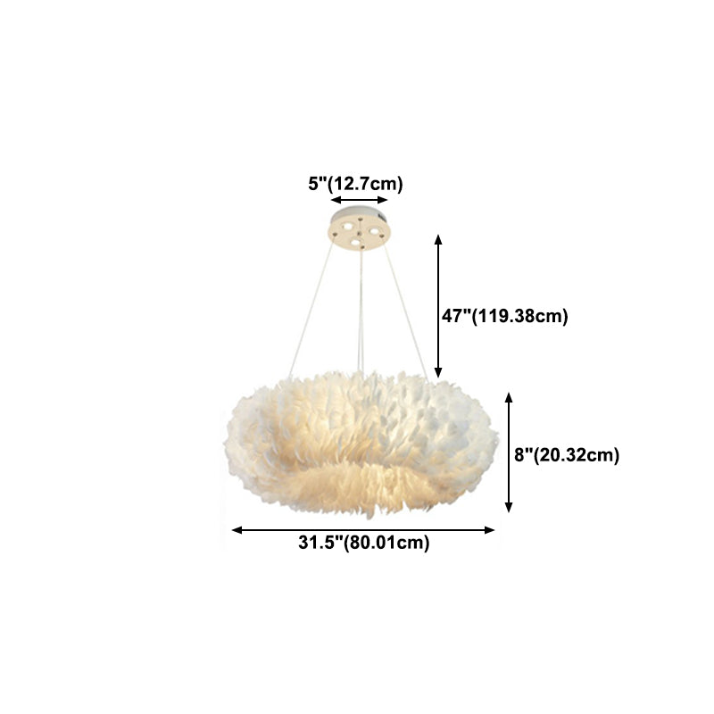 Opgehangen verlichtingsarmatuur moderne stijl LED hanglichtkit voor slaapkamer