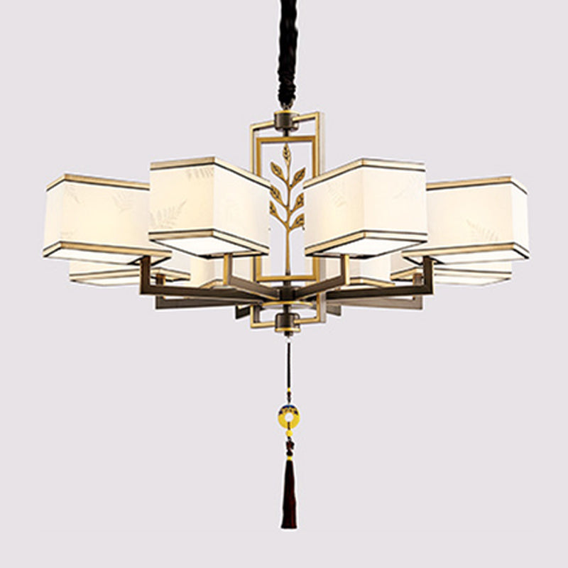 Forme de géométrie de style moderne Tabrics de lustre de la lampe à suspension multicer