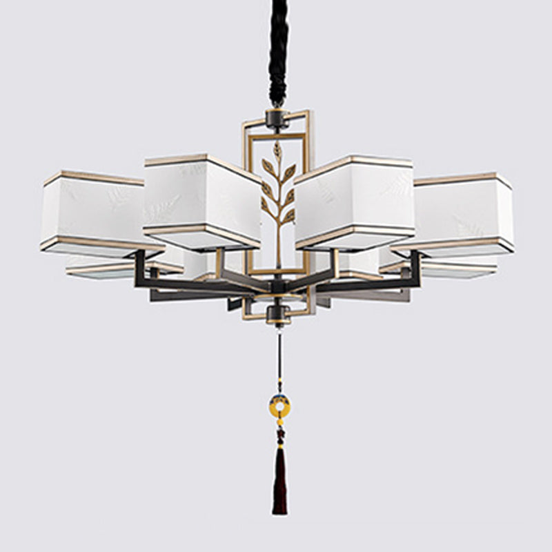 Forme de géométrie de style moderne Tabrics de lustre de la lampe à suspension multicer