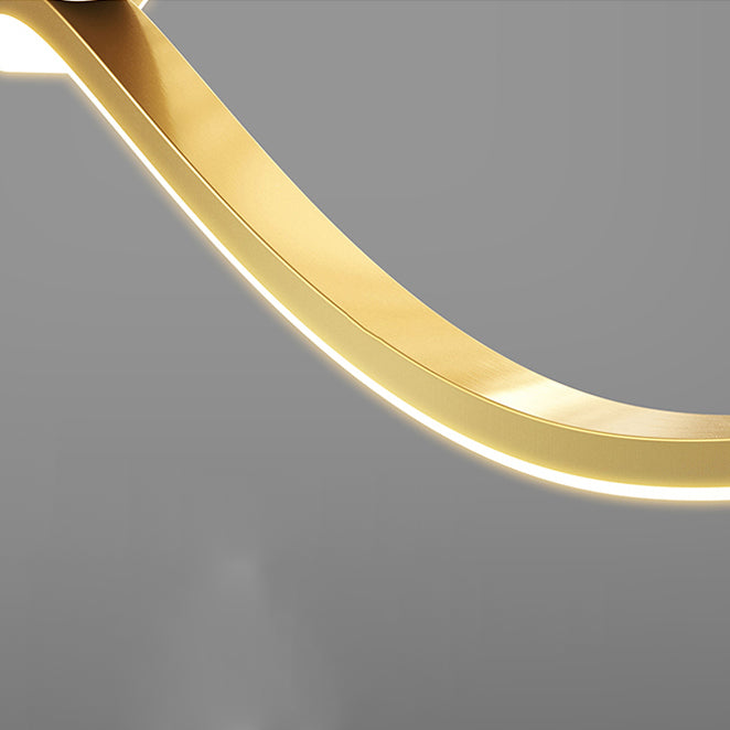 Metalen hangende lamp led hanglamp voor woonkamer met silicagel schaduw