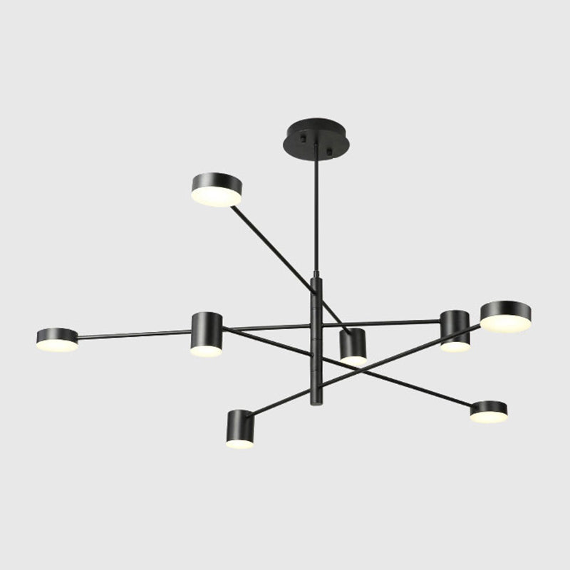 Moderne stijl cilindervorm hangsel kroonluchters metalen kroonluchter lichten