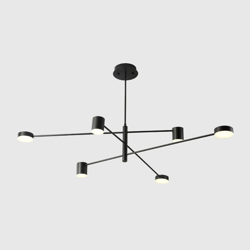 Moderne stijl cilindervorm hangsel kroonluchters metalen kroonluchter lichten