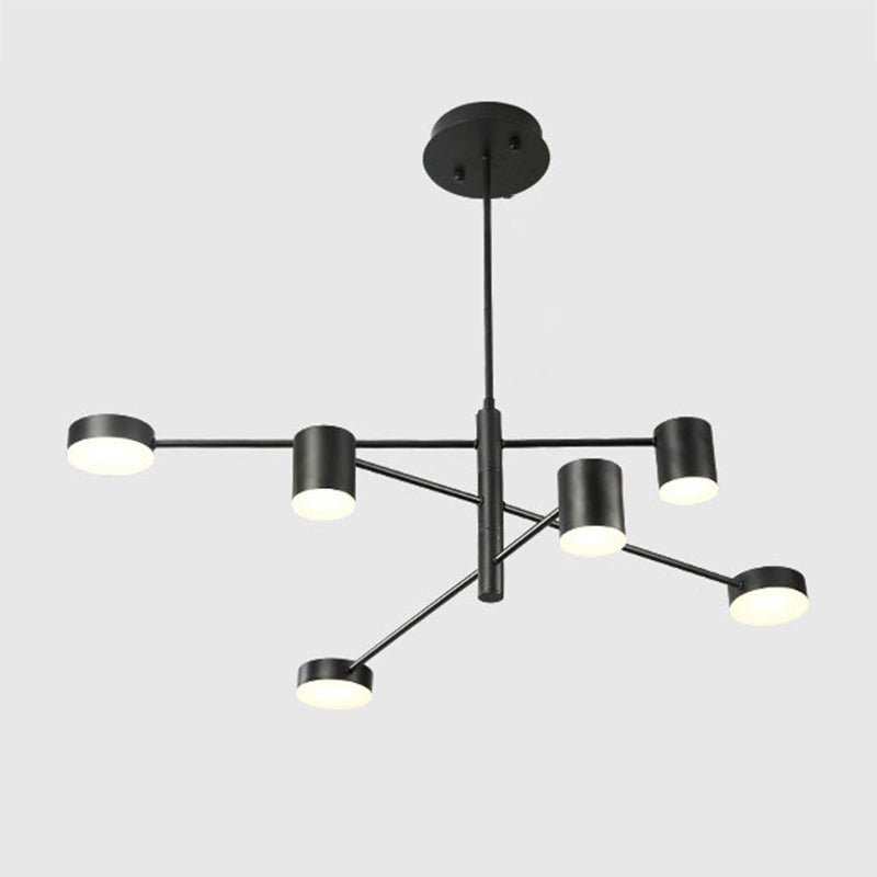 Moderne stijl cilindervorm hangsel kroonluchters metalen kroonluchter lichten