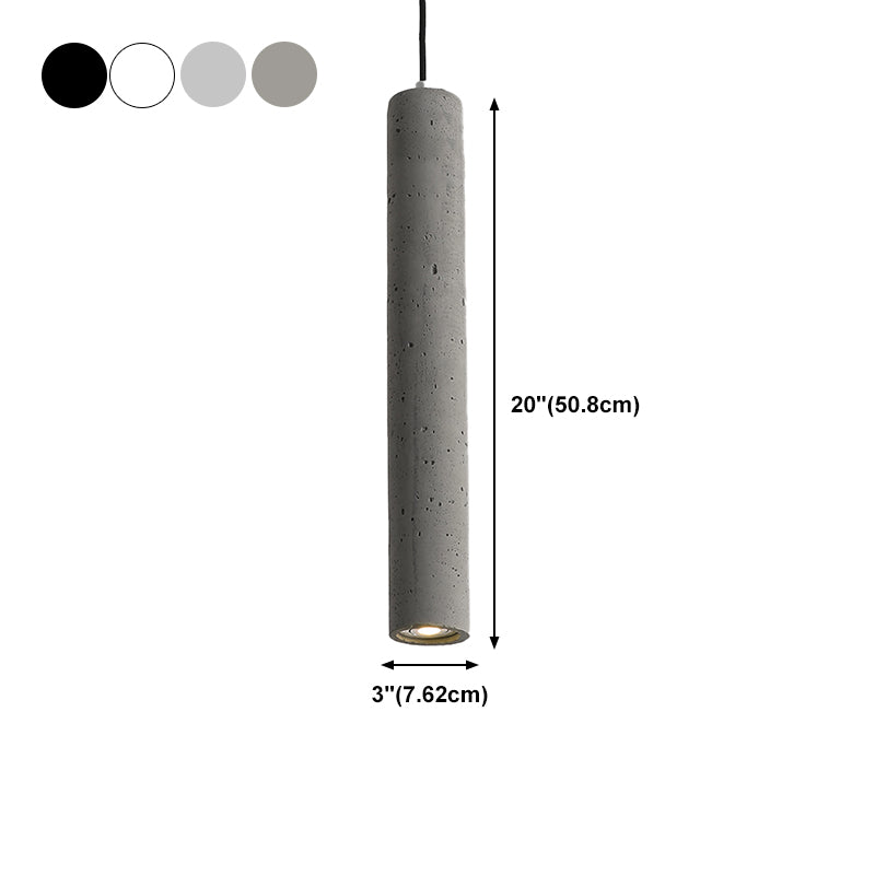 Modern Style Linear Shape Pendant Lighting 1 Light Pendant Light for Bedside