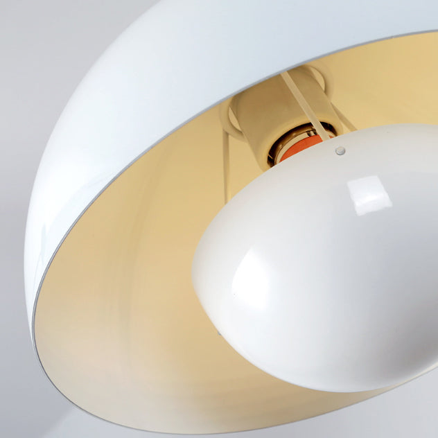 Macarons de metal de forma redonda Macarons de luz de 1 luz colgando lámpara montada colgada