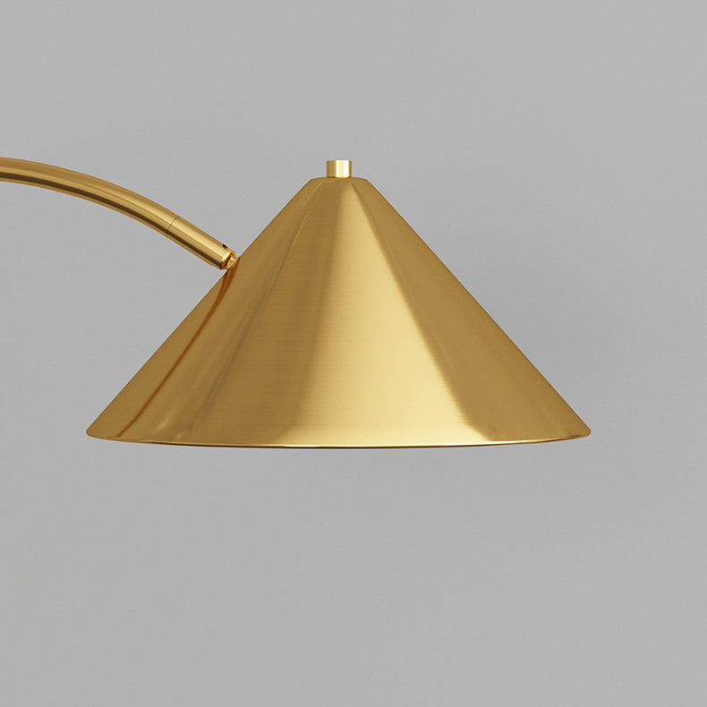 Noordse stijl metalen vloerlamp ijzeren tint bol vloerlicht met theetafel voor slaapkamer