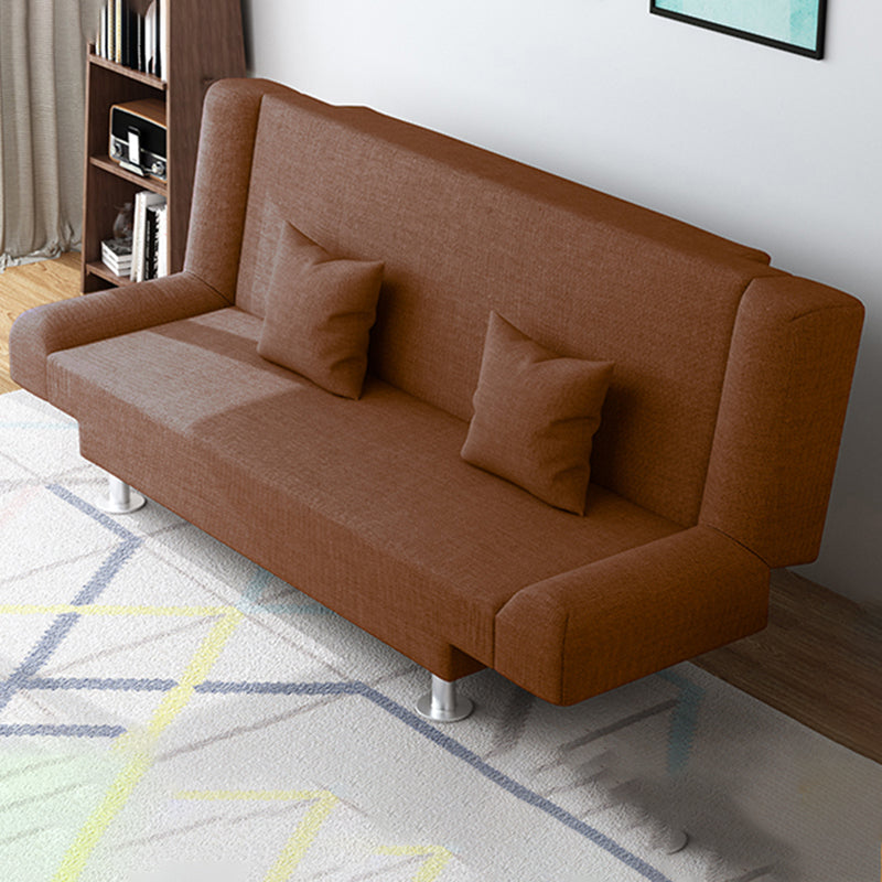 Mélange de coton 23 "W canapé arrière canapé moderne sans bras pour le salon