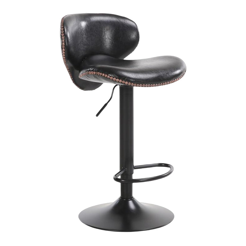 Modern Liftable Bar-stool PU Leather Counter Bar Stool with Metal Legs for Bristol
