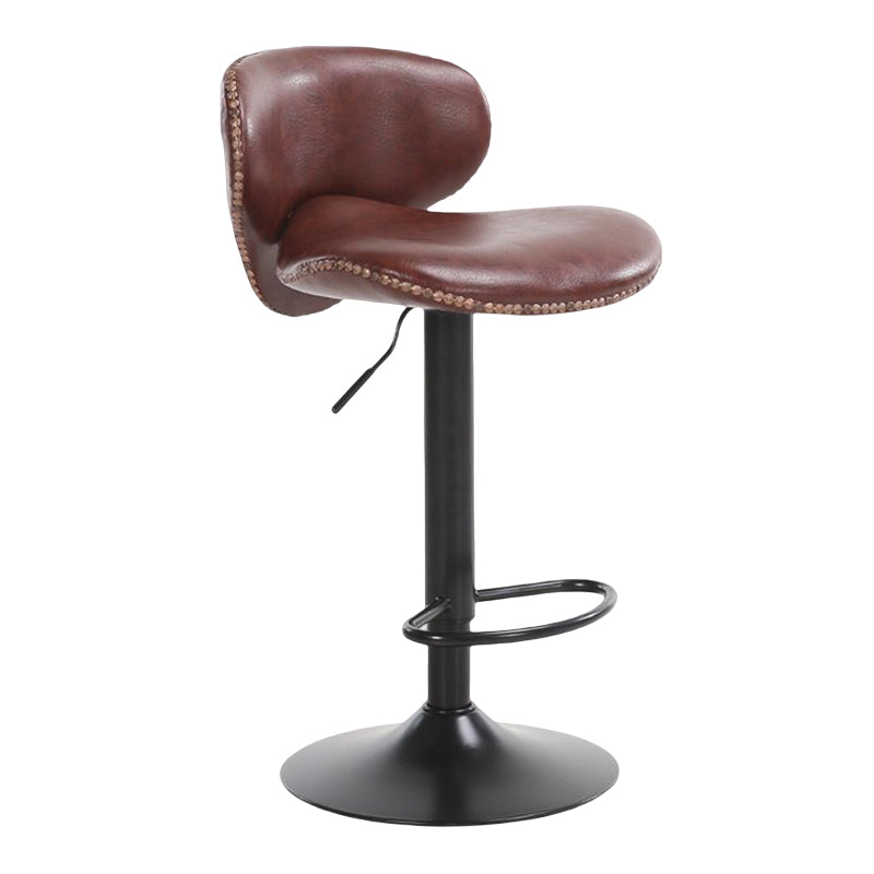Modern Liftable Bar-stool PU Leather Counter Bar Stool with Metal Legs for Bristol