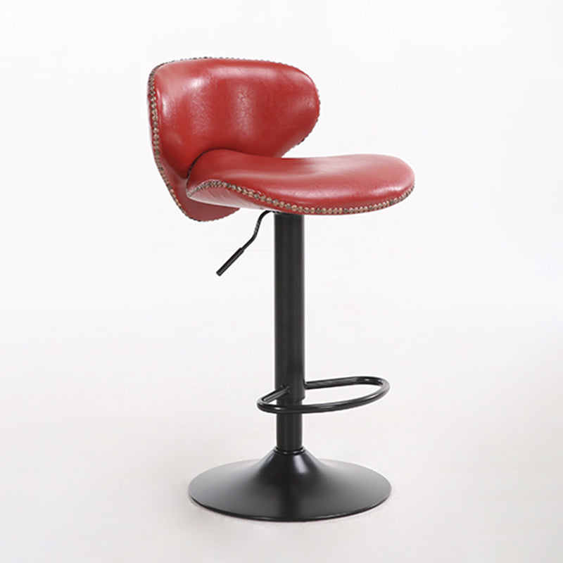 Modern Liftable Bar-stool PU Leather Counter Bar Stool with Metal Legs for Bristol