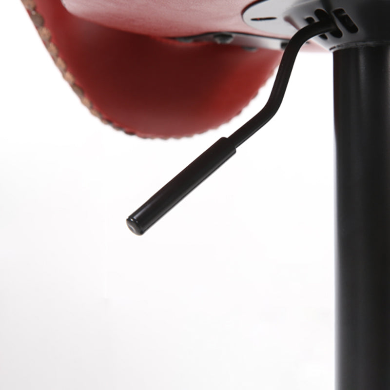 Modern Liftable Bar-stool PU Leather Counter Bar Stool with Metal Legs for Bristol