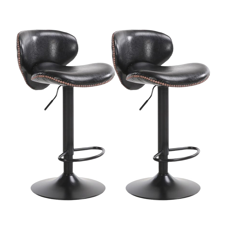 Modern Liftable Bar-stool PU Leather Counter Bar Stool with Metal Legs for Bristol