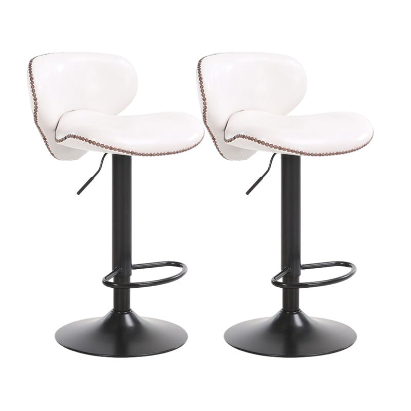 Modern Liftable Bar-stool PU Leather Counter Bar Stool with Metal Legs for Bristol