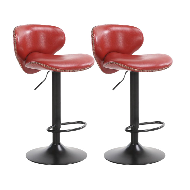 Modern Liftable Bar-stool PU Leather Counter Bar Stool with Metal Legs for Bristol