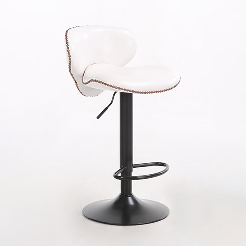 Modern Liftable Bar-stool PU Leather Counter Bar Stool with Metal Legs for Bristol