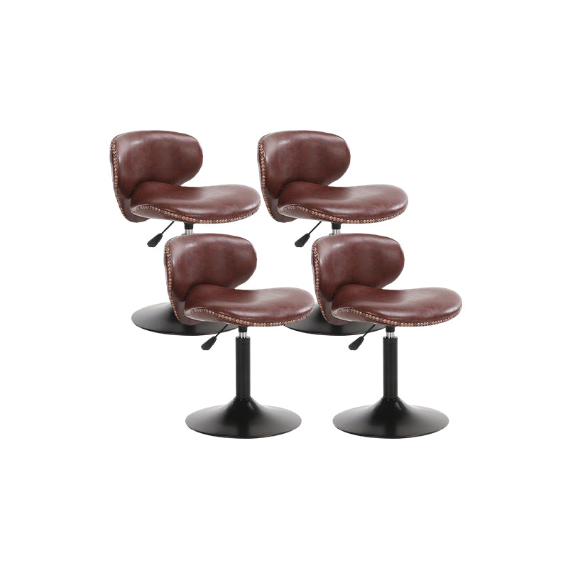 Modern Liftable Bar-stool PU Leather Counter Bar Stool with Metal Legs for Bristol