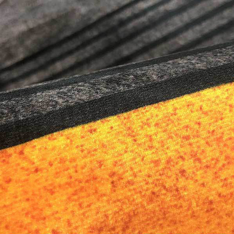 Black Stripe Rug Polyester Vintage Rug Washable Rug for Home Decoration