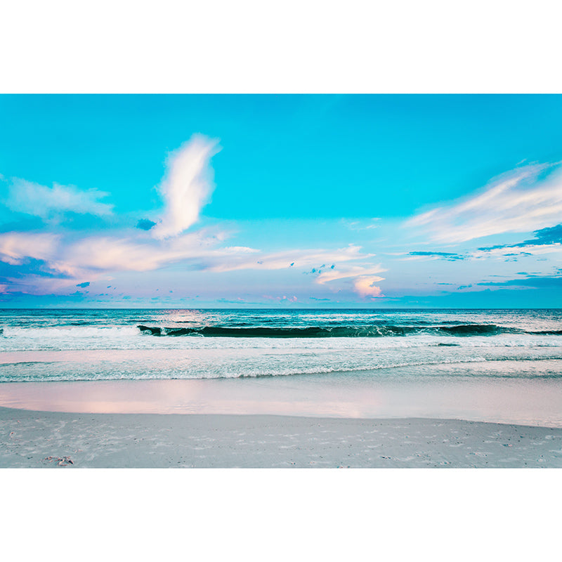 Coastal Scenery Photography Mural Wallpaper Decorative Bedroom Wall Mural